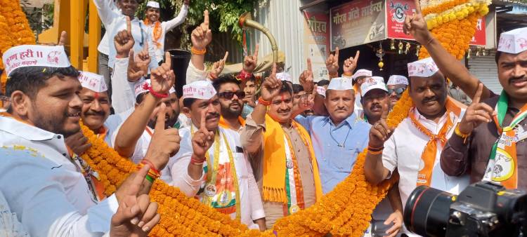नागेश्वर महाराजांच्या मंदिरासमोर शड्डू ठोकणाऱ्या महेश लांडगे यांच्यावर टीकास्त्र .